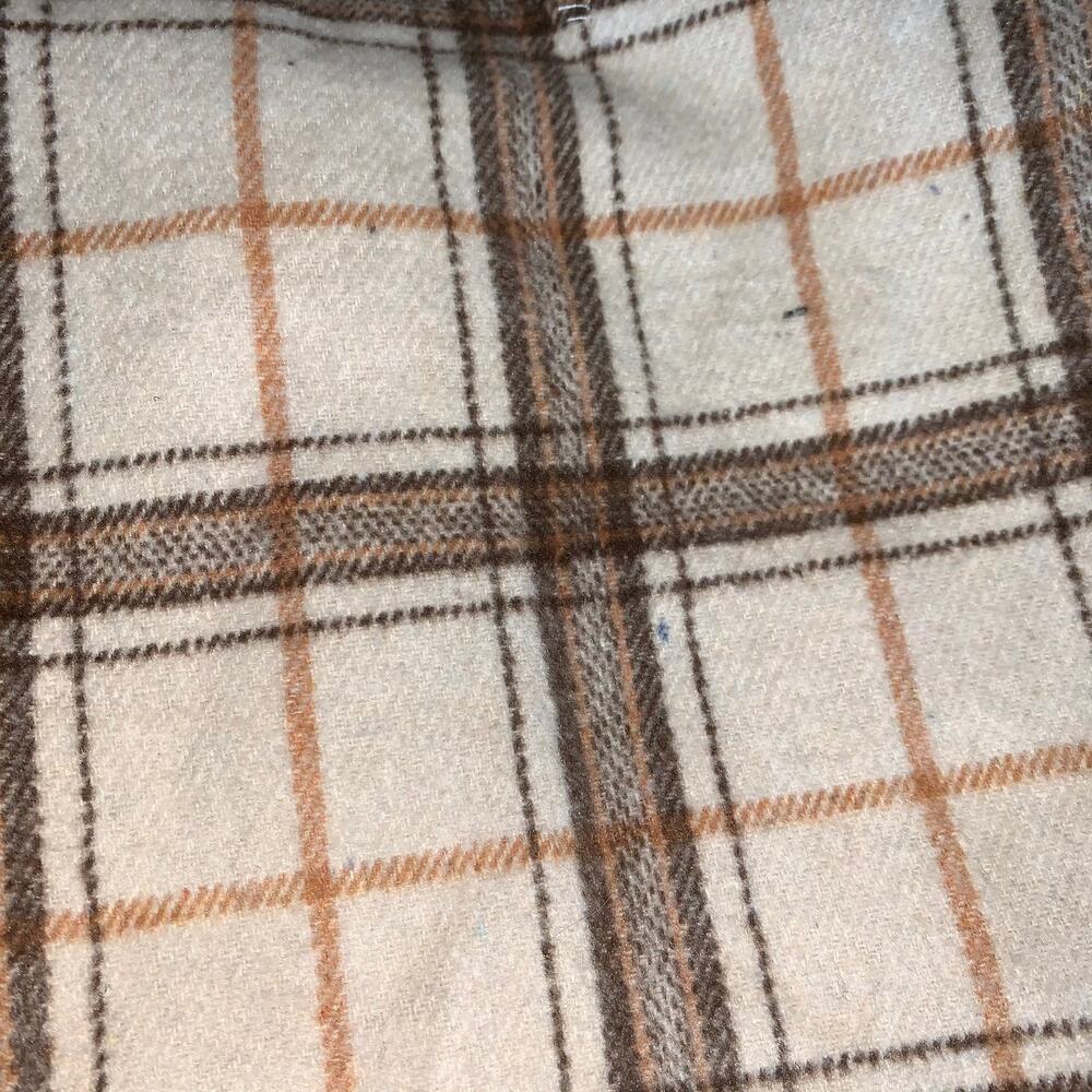 NWT Altar'd State Neutral Wool Blend Waterfall Beige Plaid Vest Size: Small - Picture 9 of 13